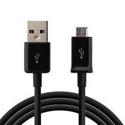 V8V9 Micro 2A USB Cable 3 ft (Black)